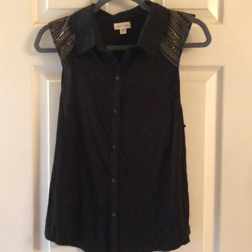 Beaded Shoulder detailed top